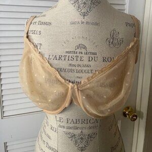 Plussexy Unlined Sheer Demi Underwire Bra